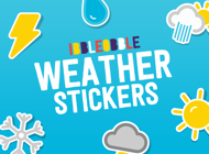 ‎Ibbleobble Weather Stickers for iMessage