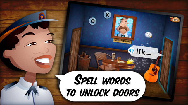 ‎Mystery Word Town Spelling Screenshot