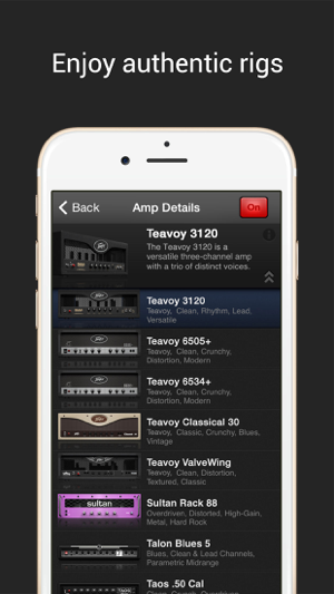 ‎AmpKit+ guitar amps & pedals Screenshot