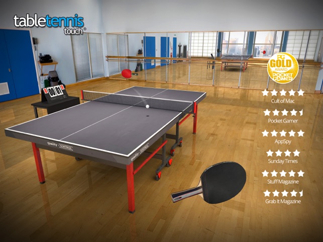 【ios app】table tennis touch 虚拟乒乓球游戏