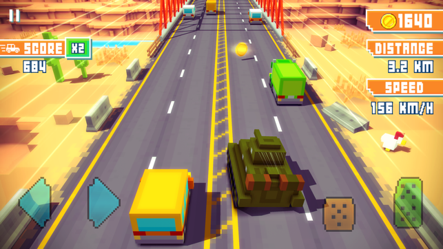 ‎Blocky Highway Screenshot