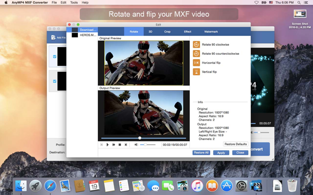 ‎AnyMP4 MXF 轉換器 Screenshot