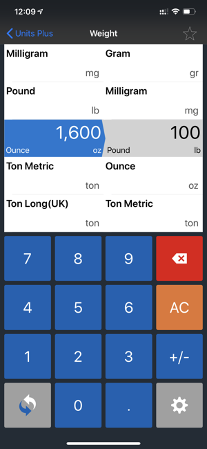 ‎Units Plus Converter Screenshot