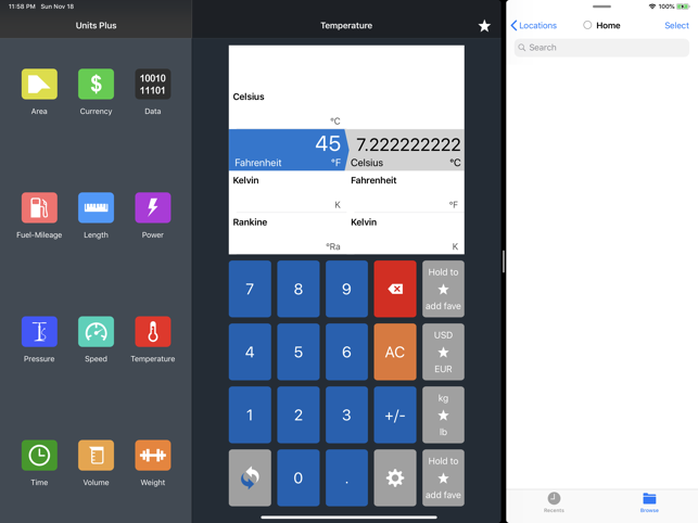 ‎Units Plus Converter Screenshot