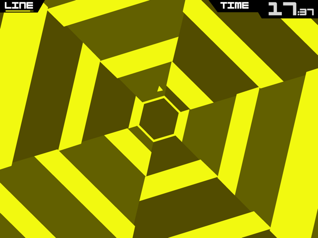 ‎Super Hexagon Screenshot