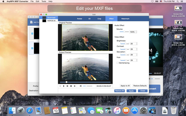 ‎AnyMP4 MXF 轉換器 Screenshot