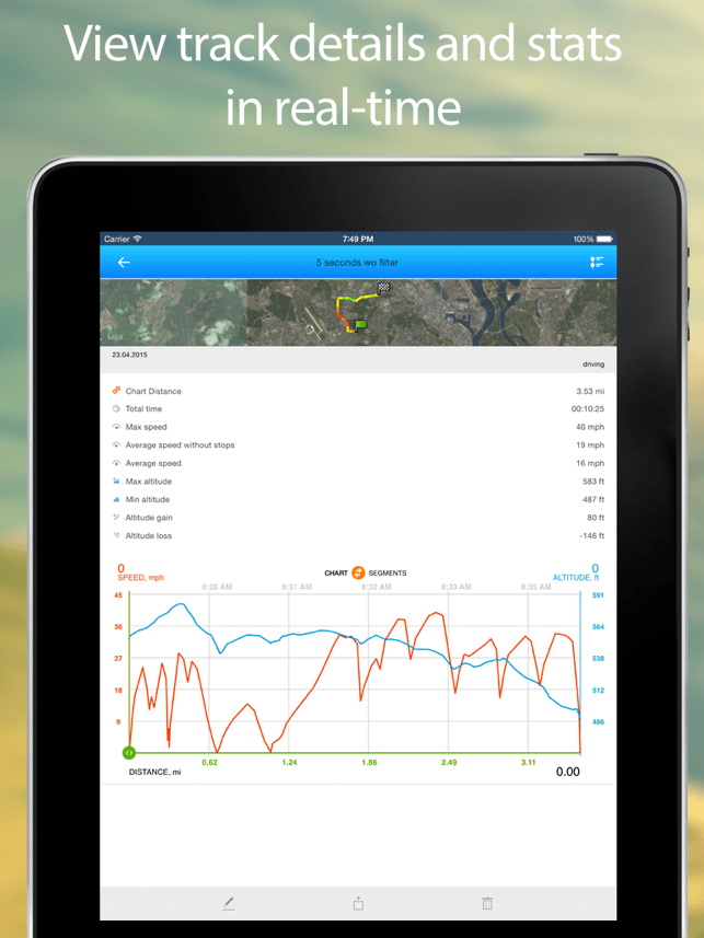 ‎Track Kit - GPS Tracker with offline maps Screenshot