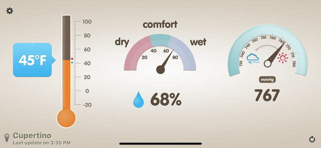 ‎Thermo-hygrometer Screenshot