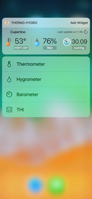 ‎Thermo-hygrometer Screenshot