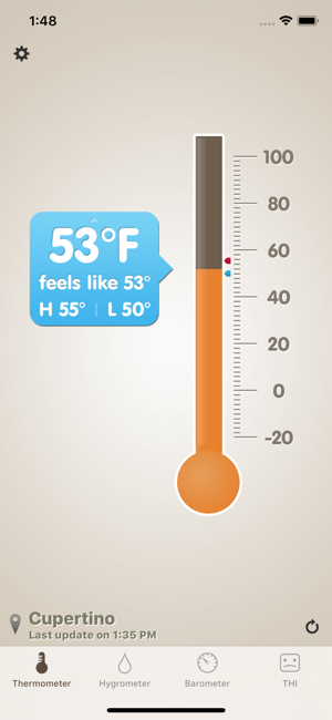 ‎Thermo-hygrometer Screenshot