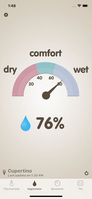 ‎Thermo-hygrometer Screenshot