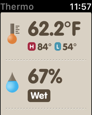 ‎Thermo-hygrometer Screenshot