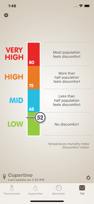 ‎Thermo-hygrometer Screenshot