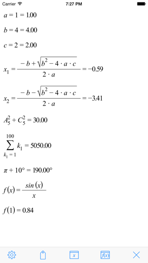 ‎Formula Calc - Reimagined the Calculator Screenshot