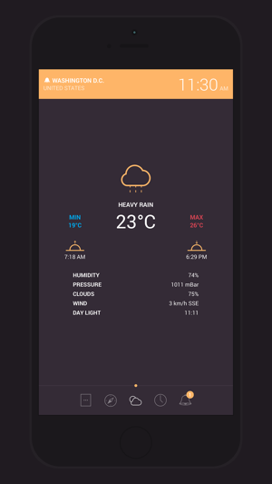 ‎Globo - World Clock and Weather Screenshot