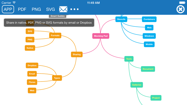 ‎Fluent Mind Map Screenshot