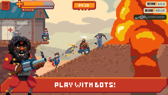 ‎Gangfort - Online 2D Platformer Shooter Screenshot