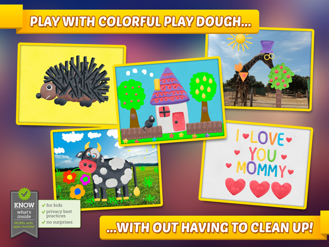 ‎Imagination Box - creative fun with play dough colors, shapes, numbers and letters Screenshot