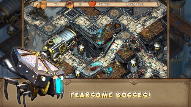 ‎Iron Heart: Steam Tower TD Screenshot