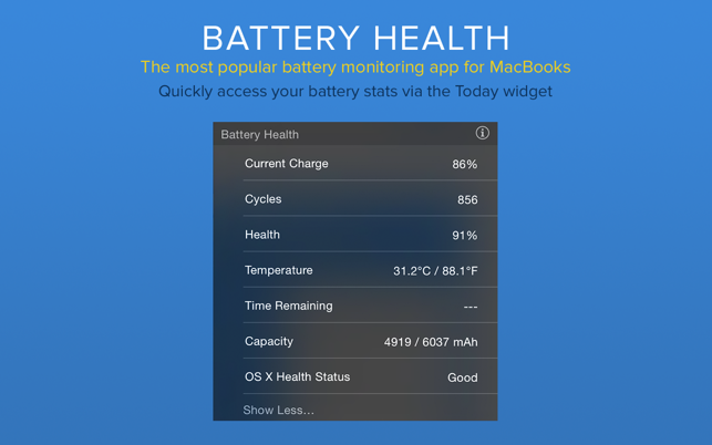 ‎Battery Health - Monitor Stats Screenshot