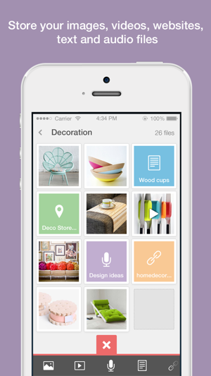 ClipUp - Collect & Organize Ideas Screenshot