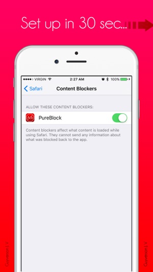 ‎PureBlock: Ad Blocker, Faster Web Browsing Save Data & Money Screenshot