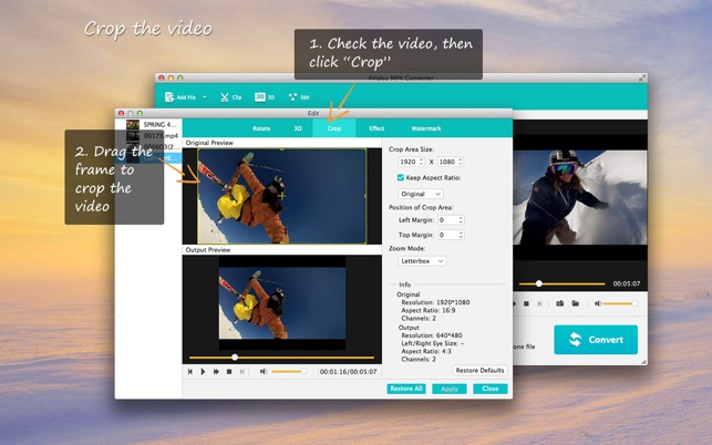 ‎4Video MP4 Converter - MOV/AVI Screenshot