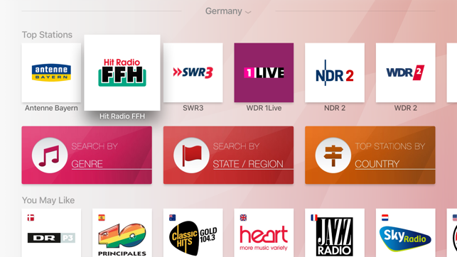 ‎myTuner Radio App Deutschland Screenshot