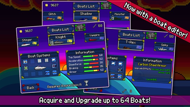 Pixel Boat Rush Screenshot