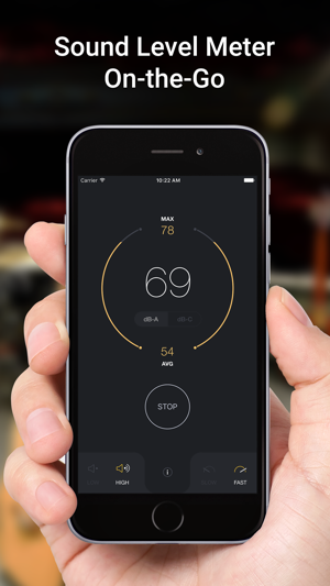 ‎dB Decibel Meter - sound level measurement tool Screenshot