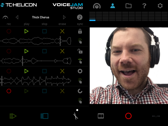 ‎VoiceJam Studio: Live Looper & Vocal Effects Processor Screenshot