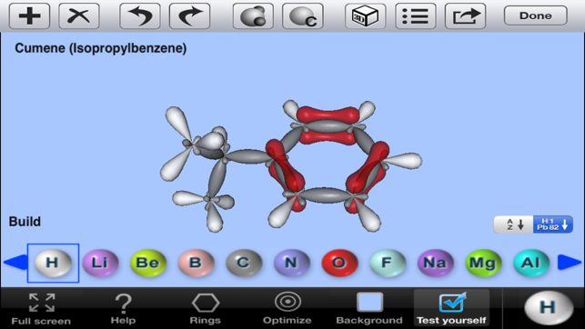 ‎3D Molecules Edit & Test Screenshot