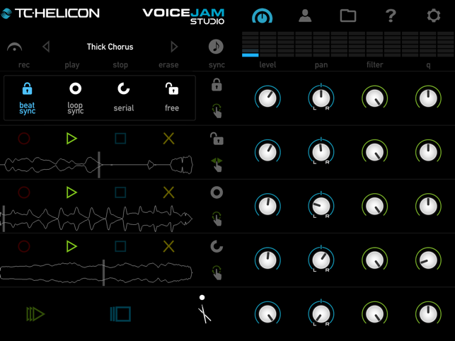 ‎VoiceJam Studio: Live Looper & Vocal Effects Processor Screenshot