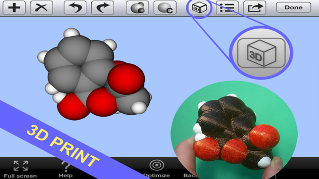 ‎3D Molecules Edit & Test Screenshot