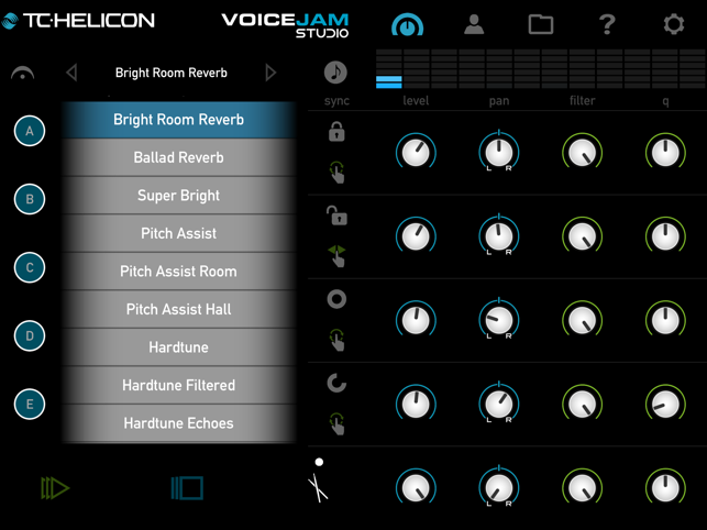 ‎VoiceJam Studio: Live Looper & Vocal Effects Processor Screenshot