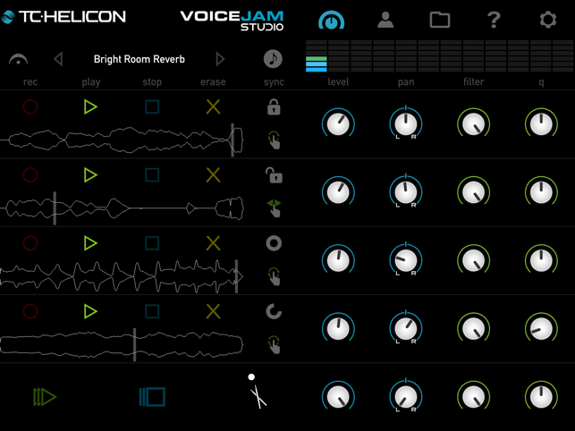 ‎VoiceJam Studio: Live Looper & Vocal Effects Processor Screenshot