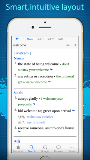 ‎Dictionary & Thesaurus with Google Translate Screenshot