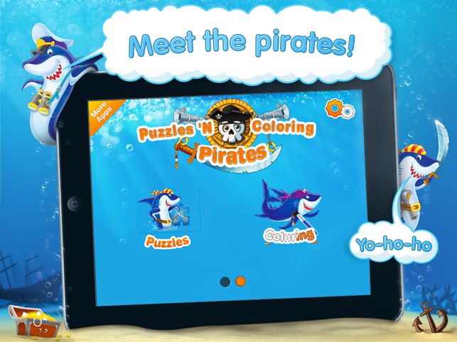 ‎Puzzles 'N Colouring - Sea Adventures Screenshot