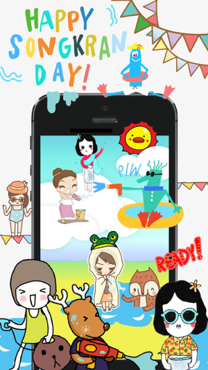 ‎PhotoUp - Cute Stamps Frame Filter photo decoration Screenshot