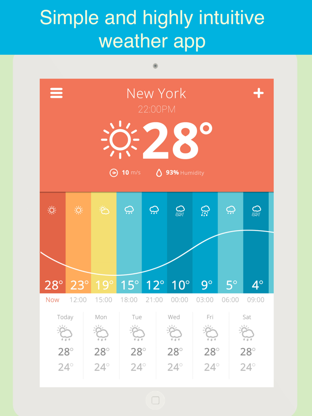 ‎Weather glance - accurate & beautiful forecast with widget Screenshot