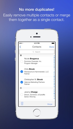 CleanUp Contacts Suite Screenshot