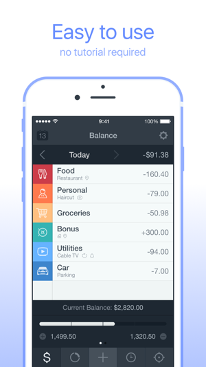 ‎Saver – Personal Finance, Income & Expense tracker Screenshot