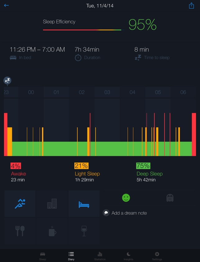 Sleep Better: Sleep Cycle App Screenshot