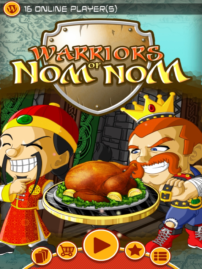 ‎Warriors of Nom Nom: Food Court Eating Challenge Screenshot