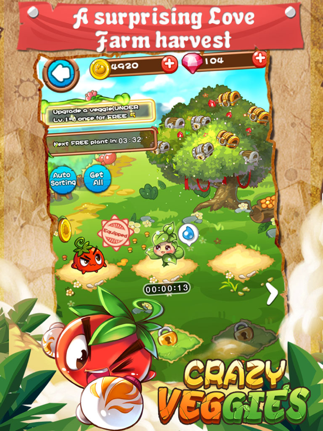 ‎Crazy Veggies Screenshot