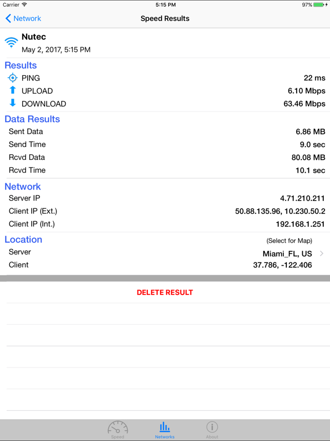 ‎Net Speed Pro - Mobile Internet Performance Tool Screenshot