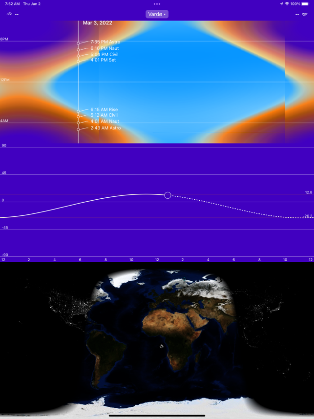 ‎Sunrise Solar Calculator Screenshot