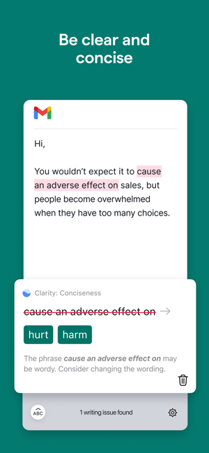 ‎Grammarly: AI Writing Keyboard Screenshot