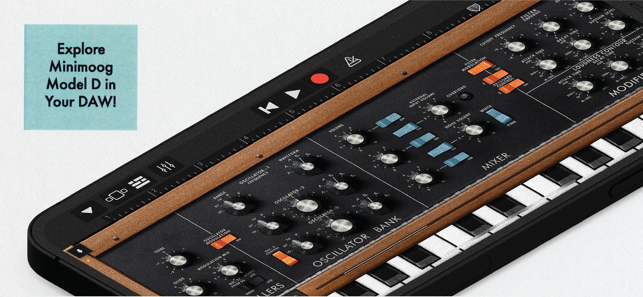 ‎Minimoog Model D Synthesizer Screenshot