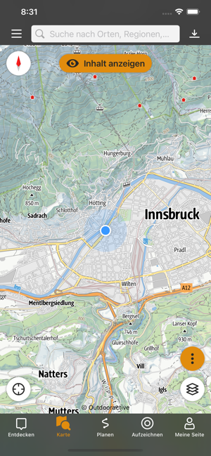 alpenvereinaktiv Screenshot